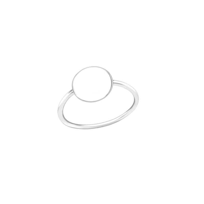 Nixi Delicate Silver Circle Ring