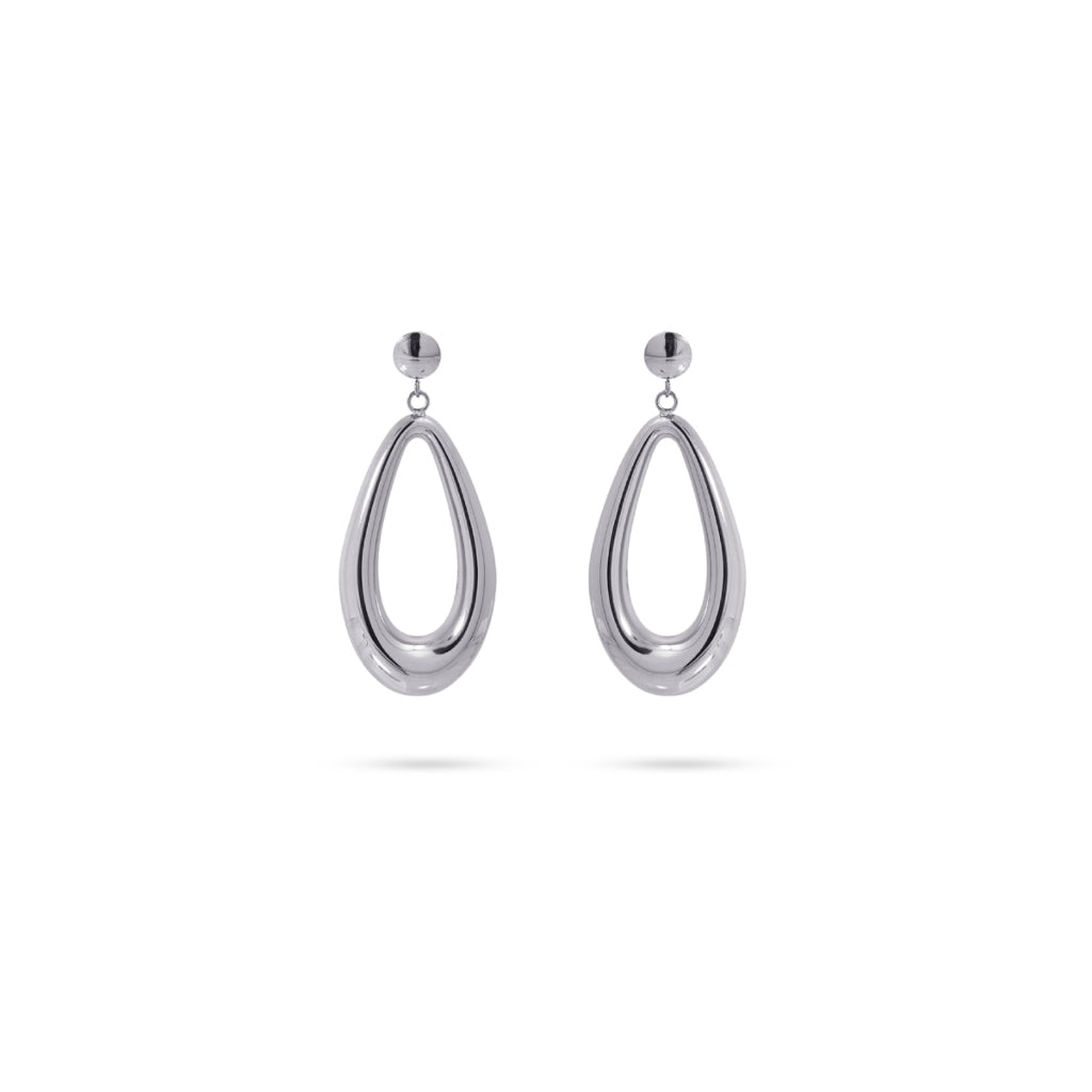 Oval Drop Stud Earrings | Anartxy