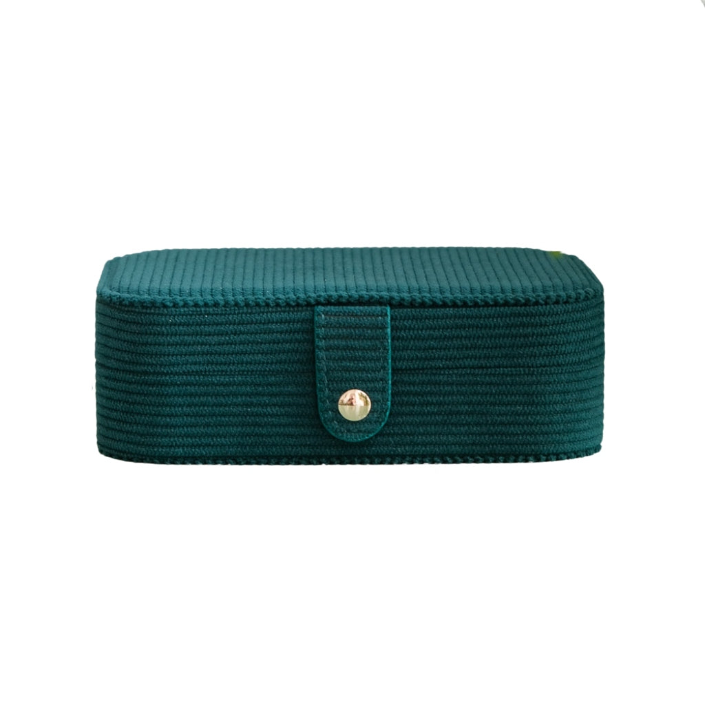 Rectangle Travel Jewellery Box | Brigitte | Corduroy | Maison Scarlett