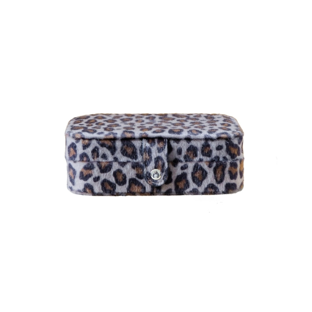 Rectangle Travel Jewellery Box | Brigitte | Leopard | Maison Scarlett