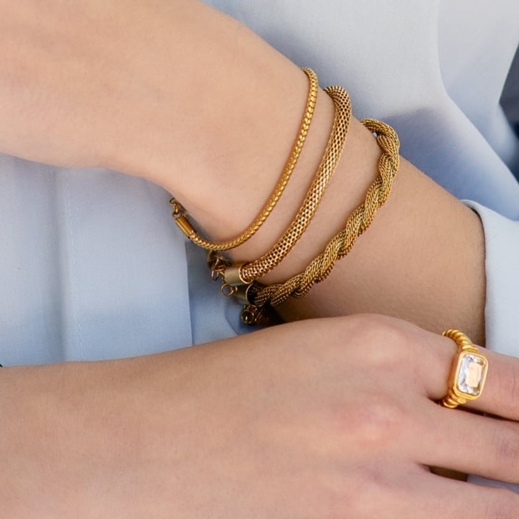 Round Snake Chain Bracelet | Anartxy