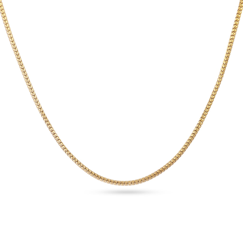 Round Snake Chain Necklace | Anartxy