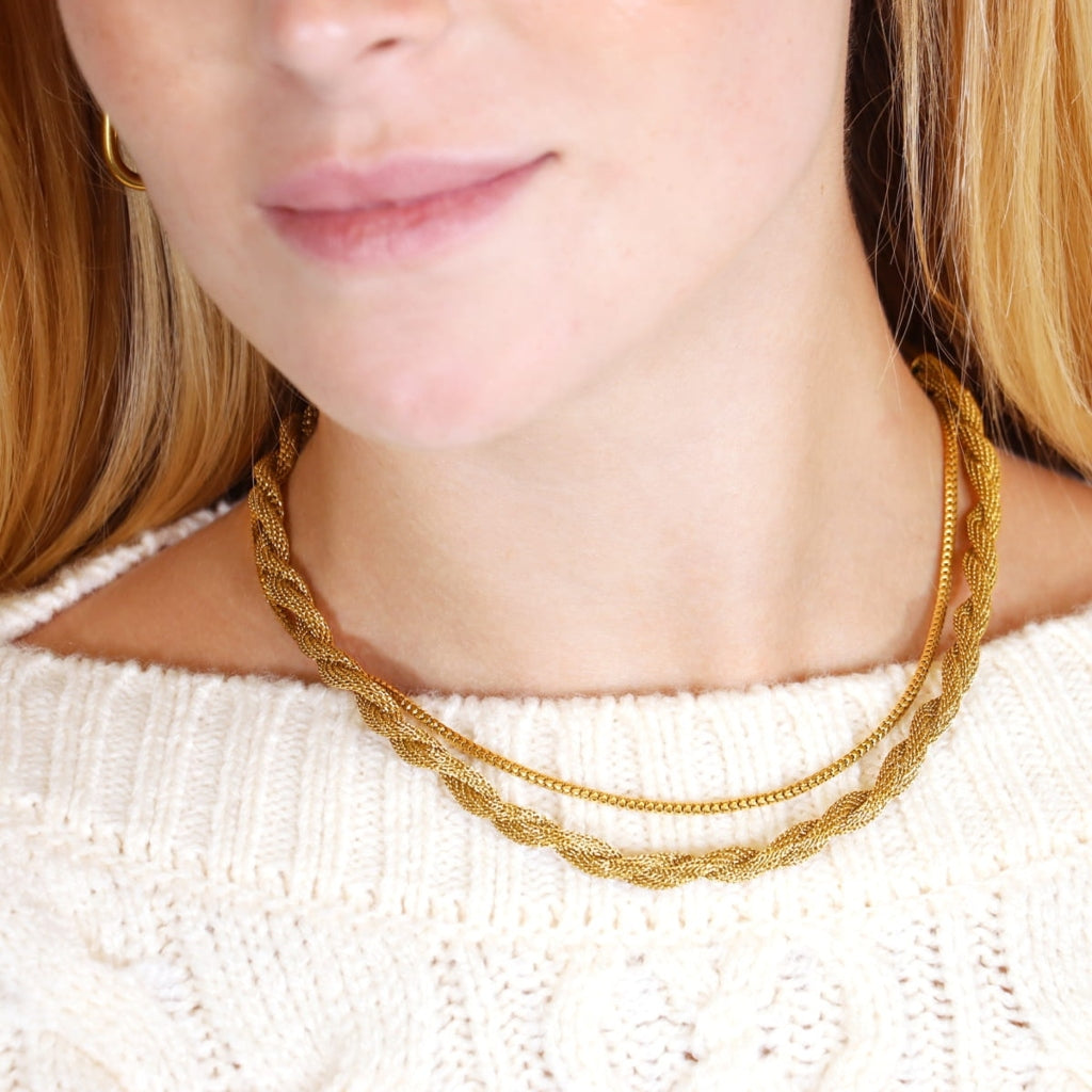 Round Snake Chain Necklace | Anartxy
