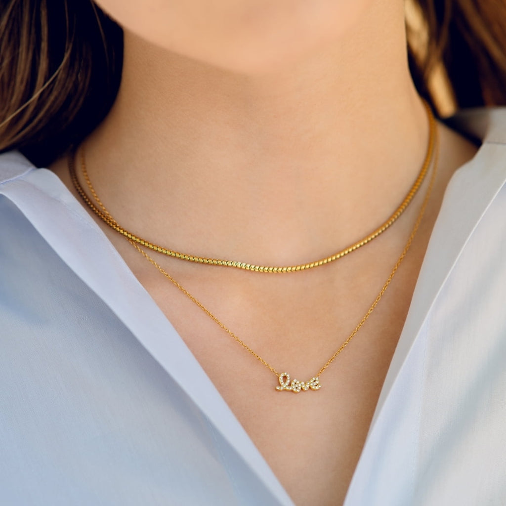 Round Snake Chain Necklace | Anartxy