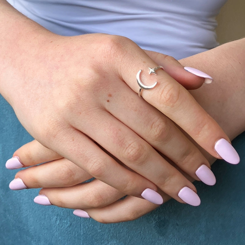 Silver Celestial Split Ring