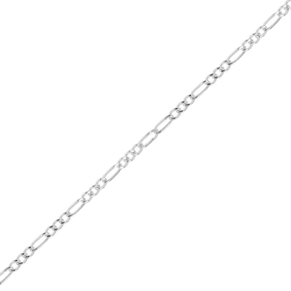Silver Chunky Figaro Chain Necklace