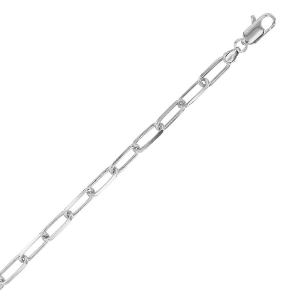 Silver Chunky Paperclip Bracelet | Colima