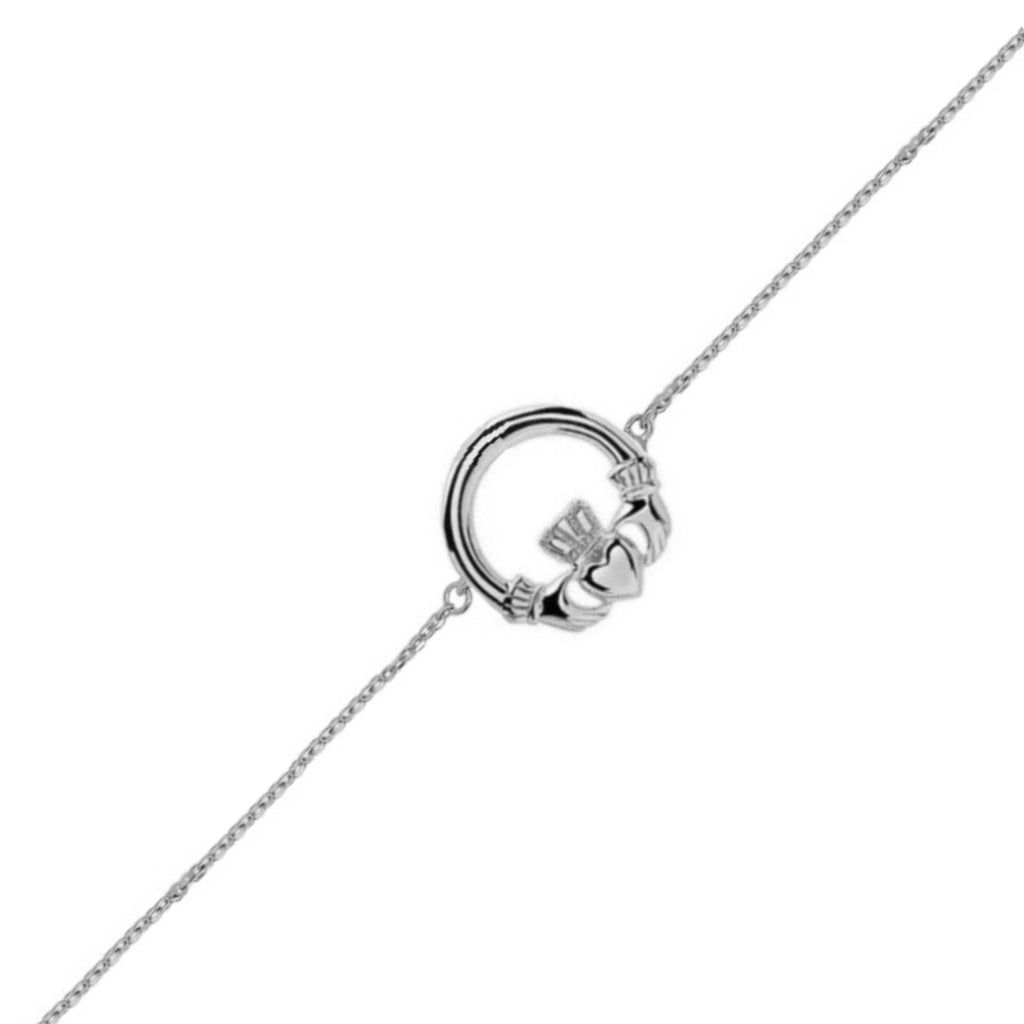 Silver Claddagh Bracelet | Siofra