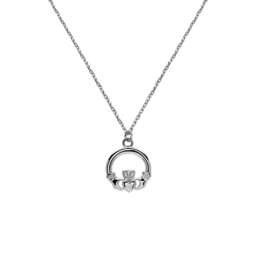 Silver Claddagh Necklace | Tara
