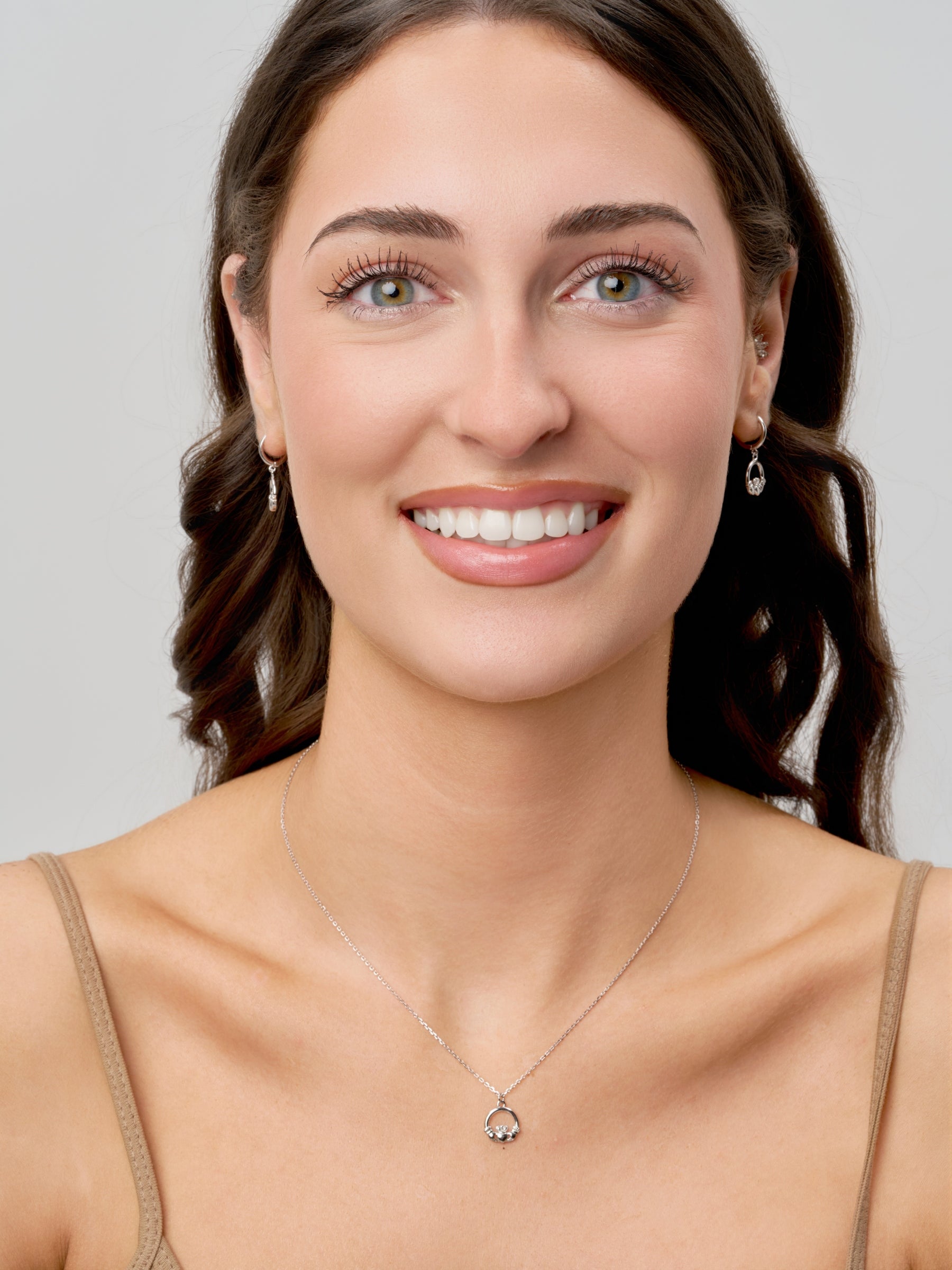Silver Claddagh Necklace | Tara
