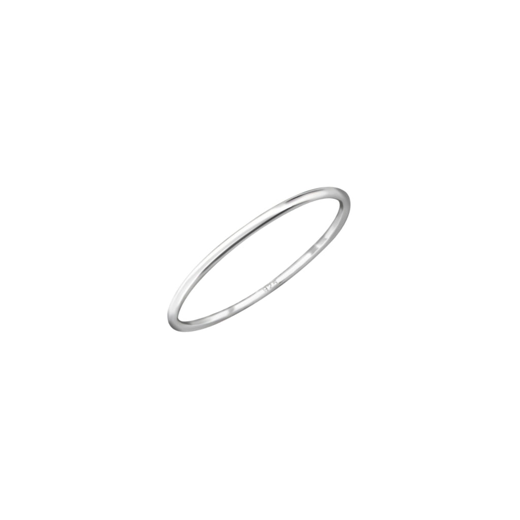 Silver Delicate Band Ring