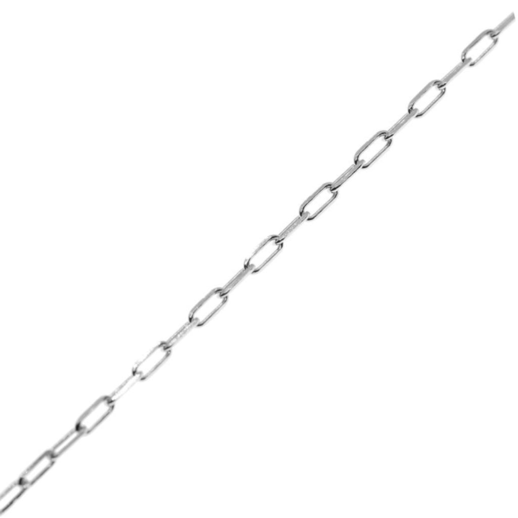 Silver Delicate Paperclip Chain Bracelet