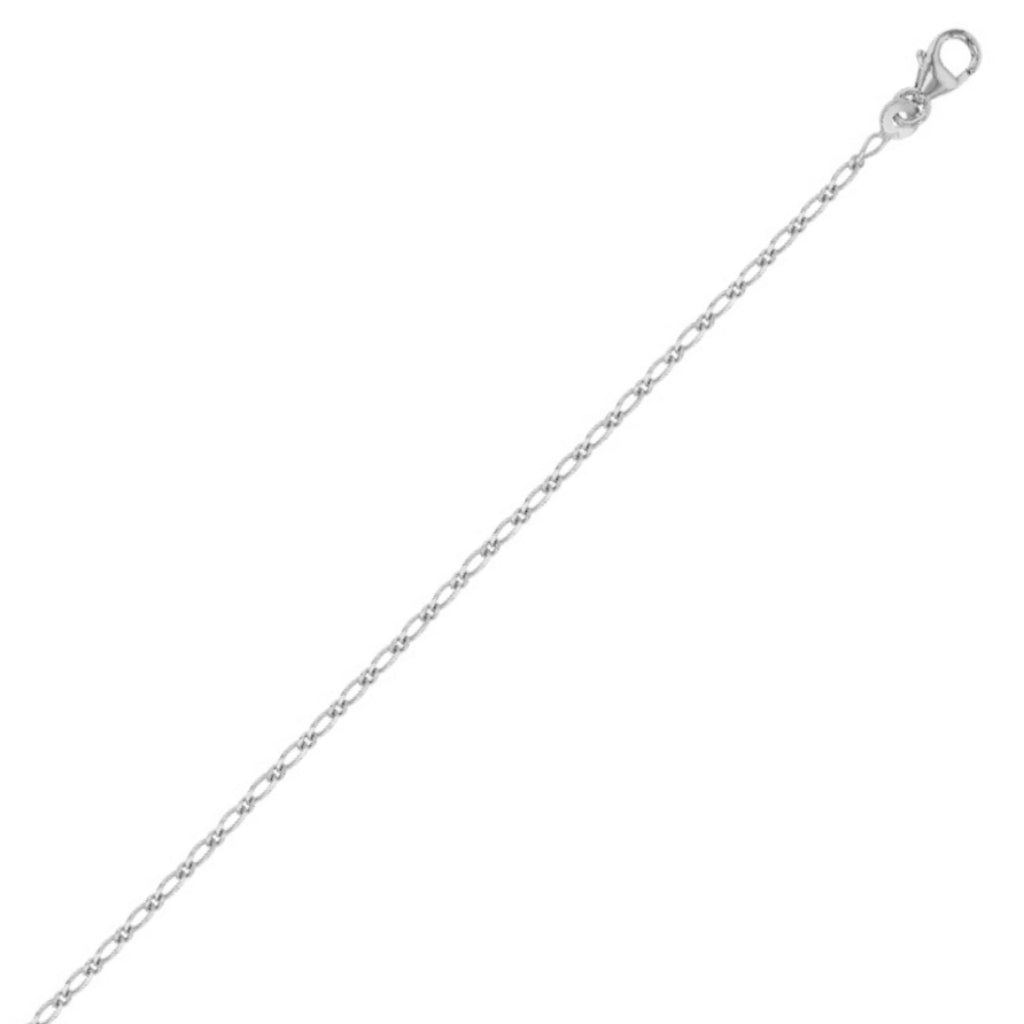 Silver Figaro Chain Necklace