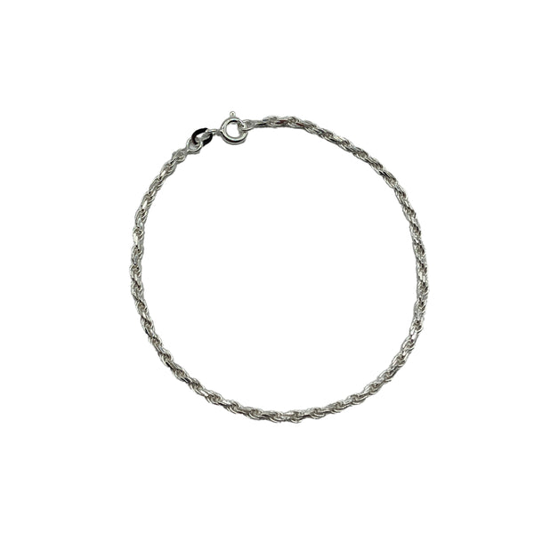 Silver Rope Chain Bracelet | Pali