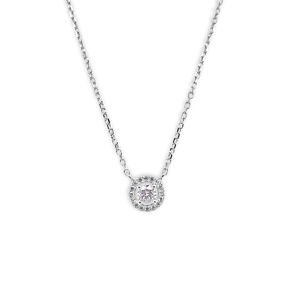 Silver-Round-Crystal-Necklace
