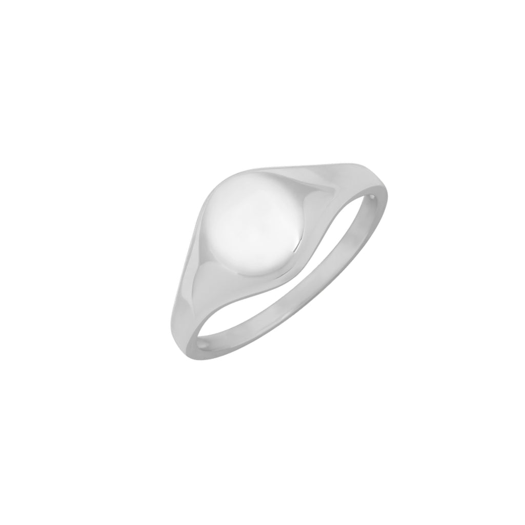 Silver Small Signet Ring
