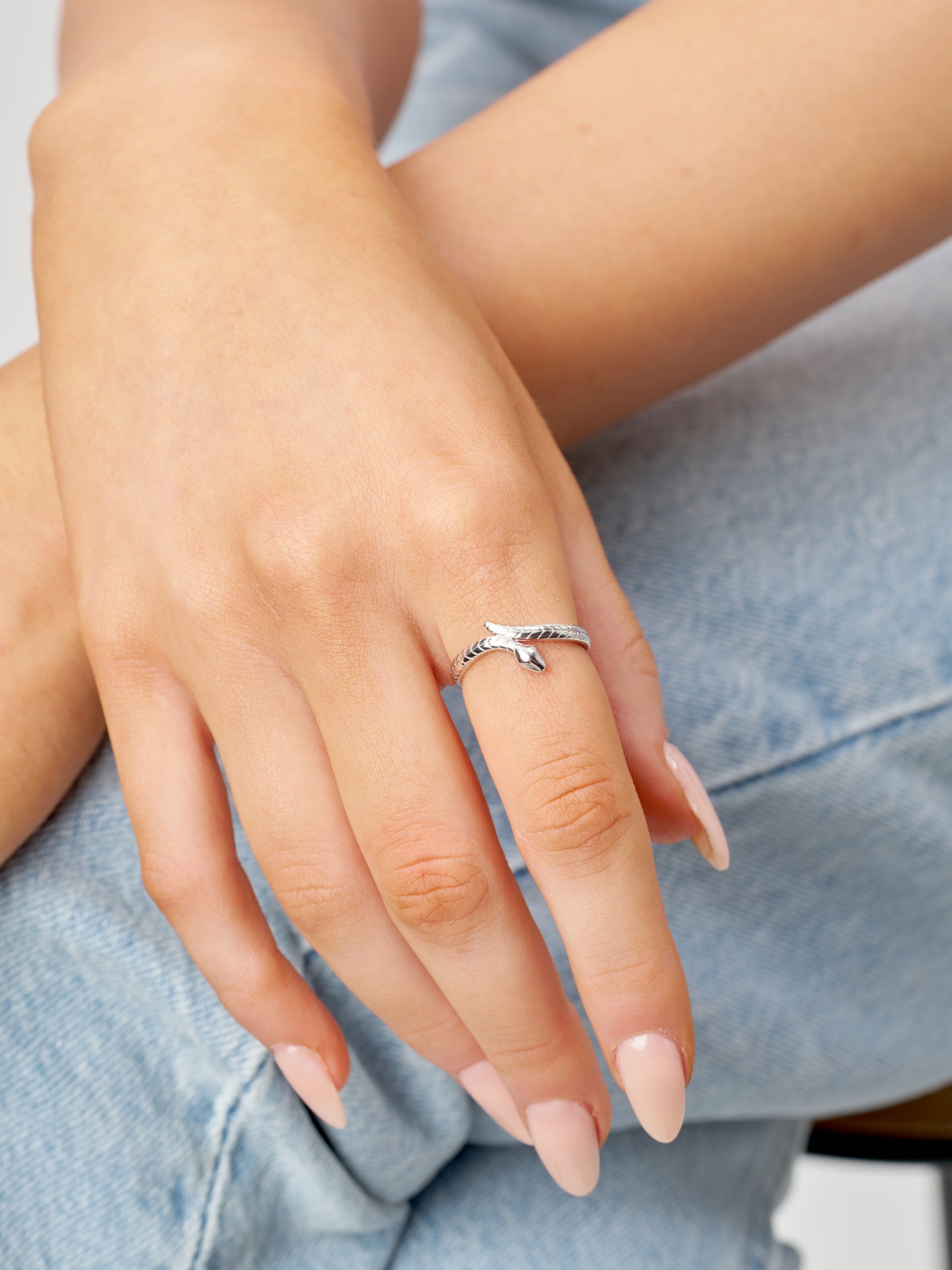 Silver Snake Ring | Sato