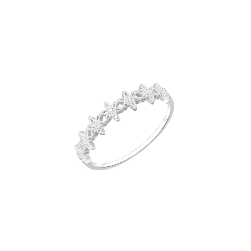 Silver Star Cut Out Ring | Komi