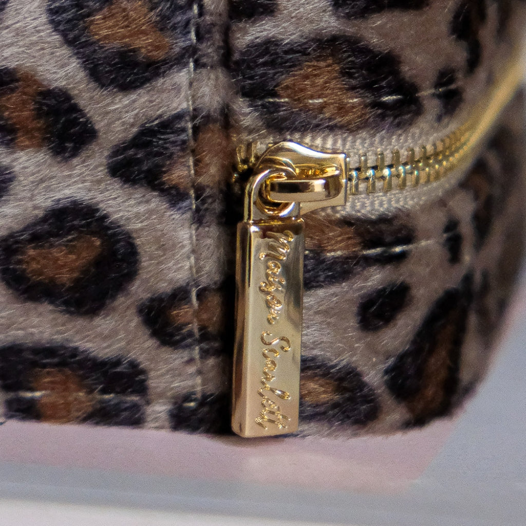 Square Jewellery Case | Corinne | Leopard | Maison Scarlett