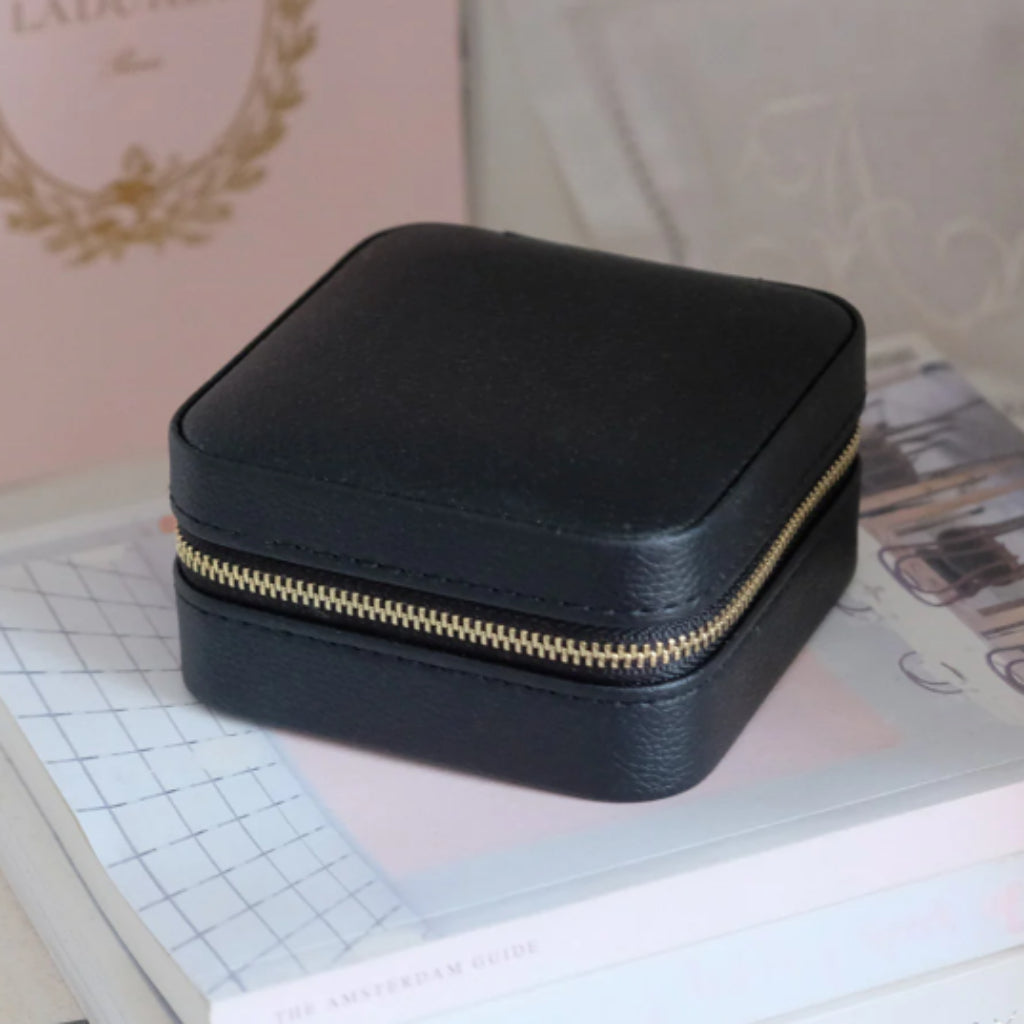 Square Jewellery Case Faux Leather