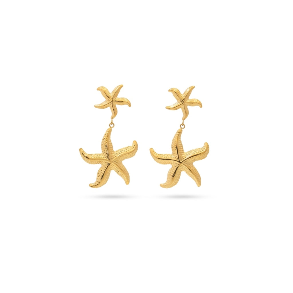 Starfish Dangle Stud Earrings | Anartxy