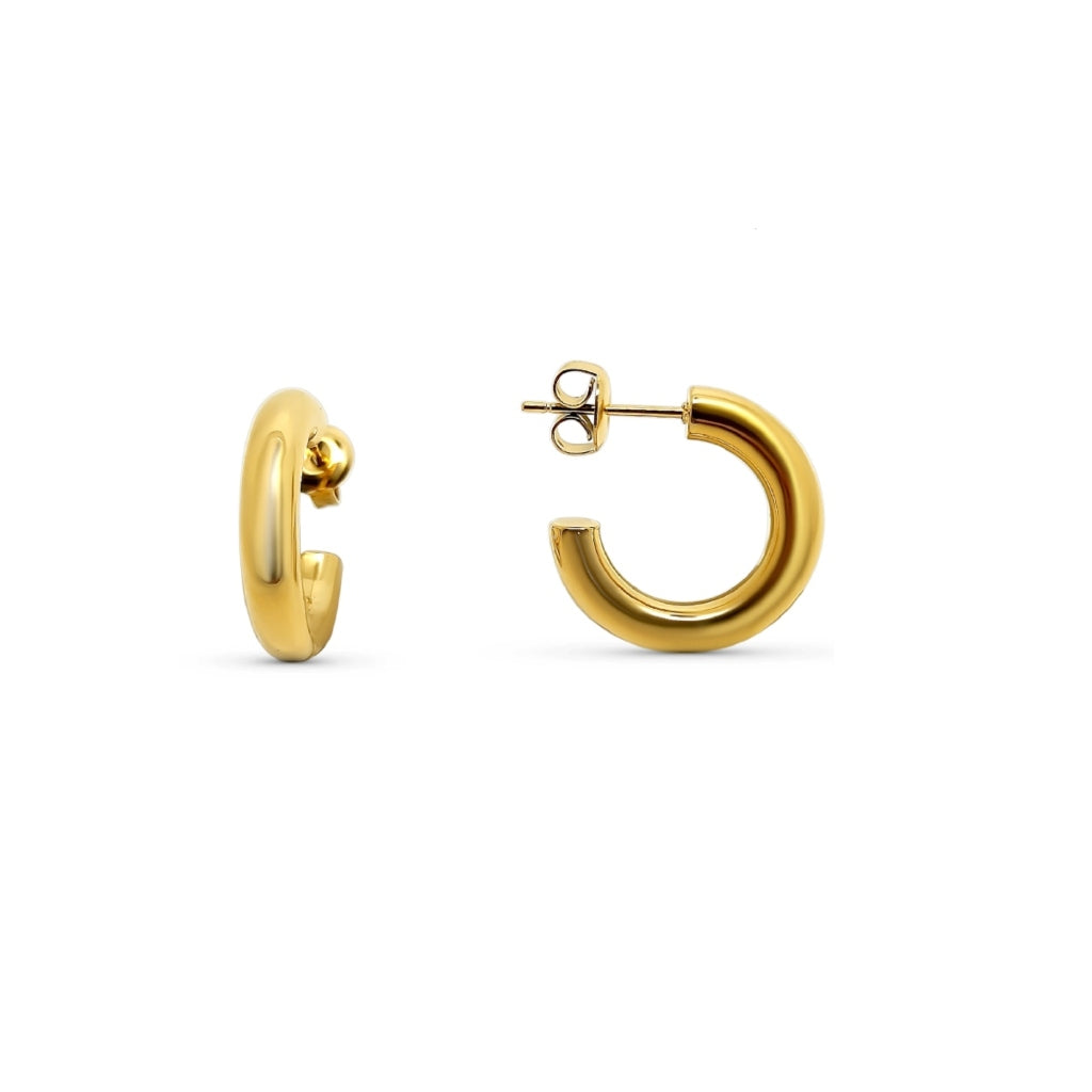 Steel Classic Hoop Earrings | Jona