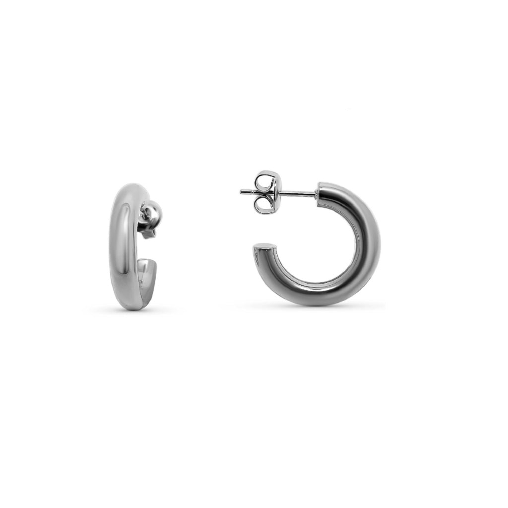 Steel Classic Hoop Earrings | Jona