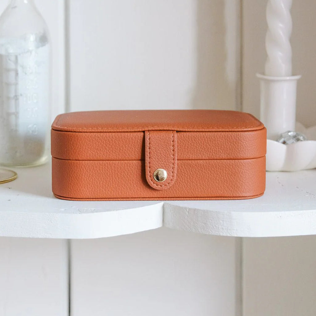 Rectangle Travel Jewellery Box | Brigitte | Faux Leather | Maison Scarlett