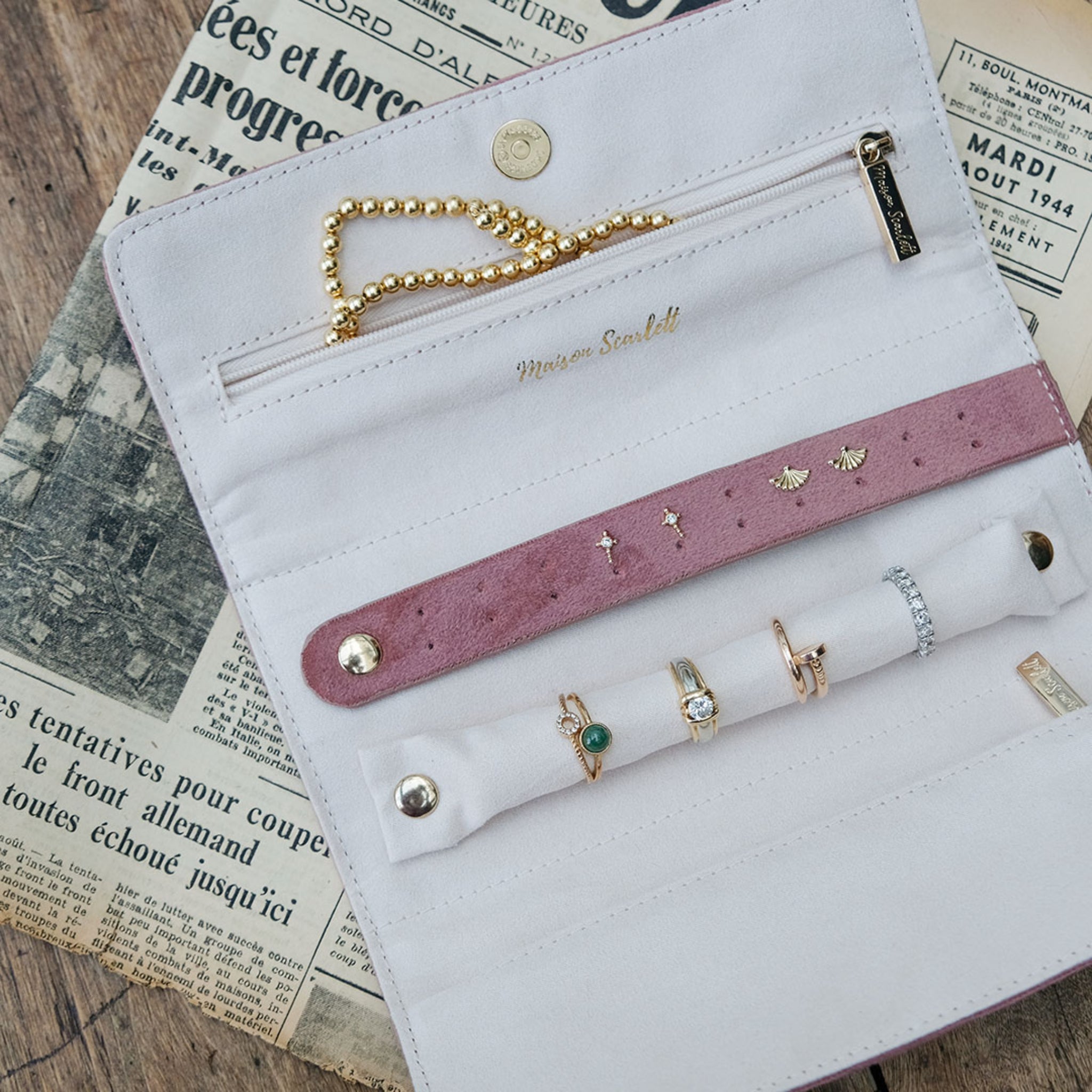 Jewellery Travel Pouch | Catherine | Maison Scarlett