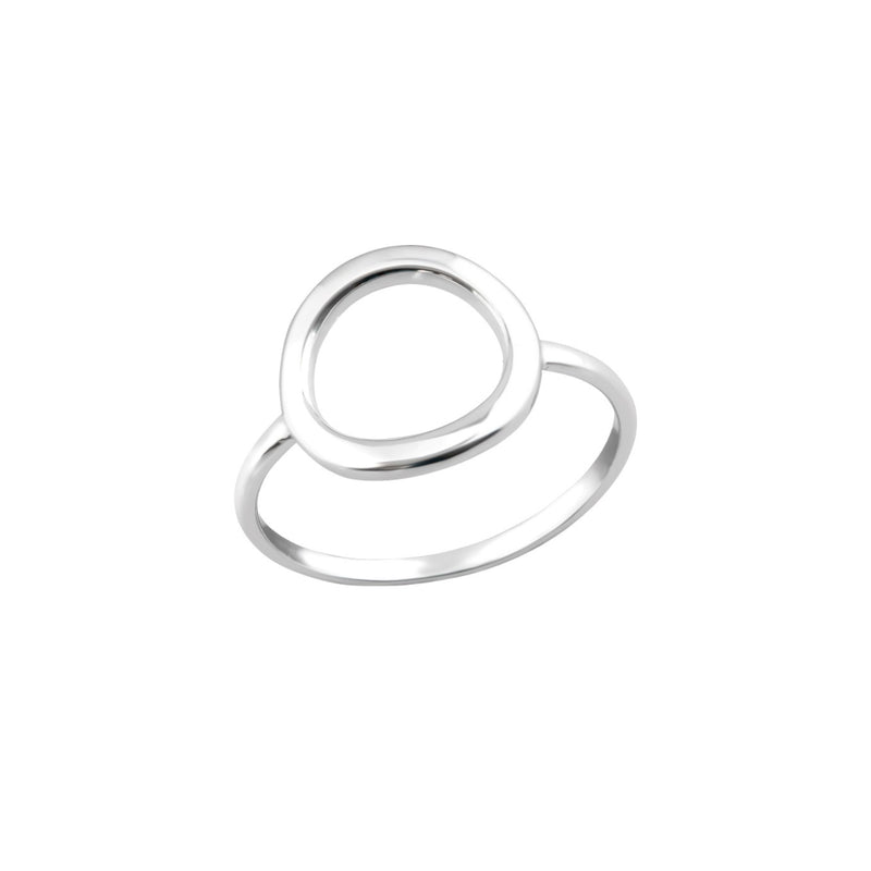 Zina Silver Circle Ring