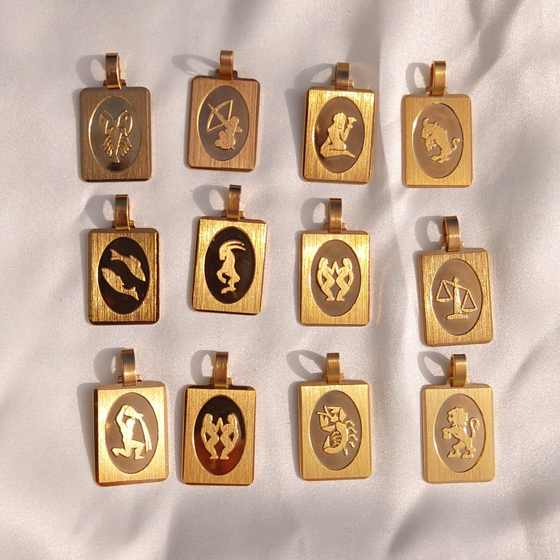 Gold Zodiac Pendant