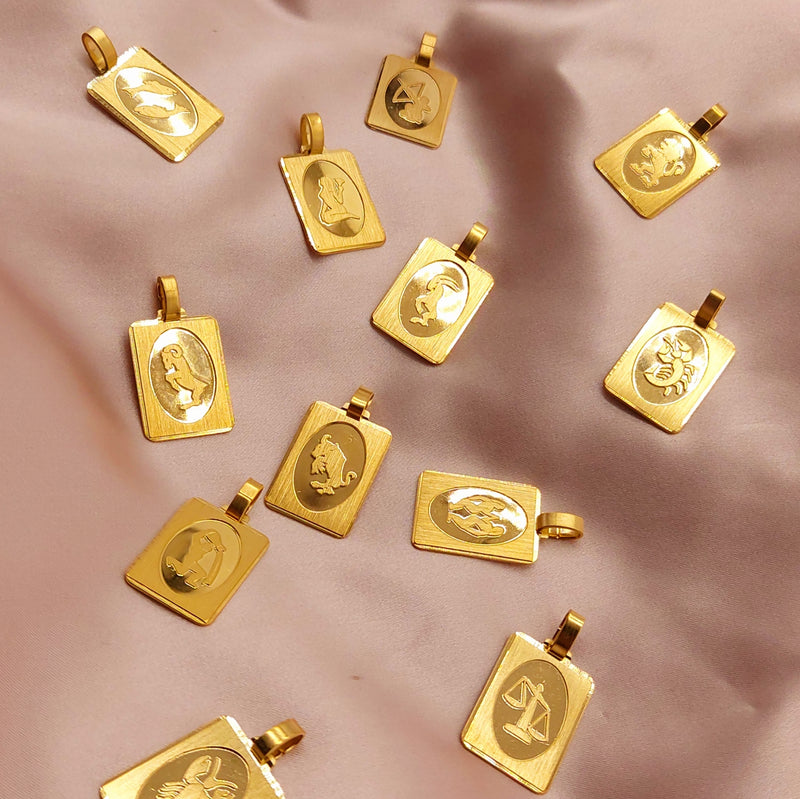 Gold Zodiac Pendant