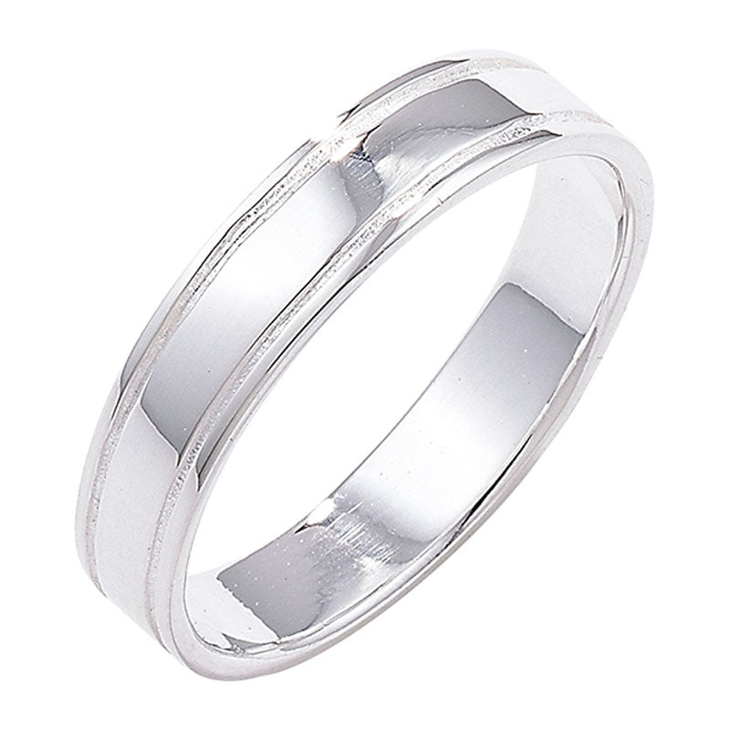Agros Silver Band Ring