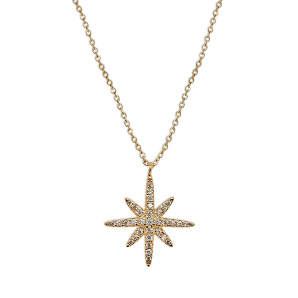 Avellino Gold Star Necklace