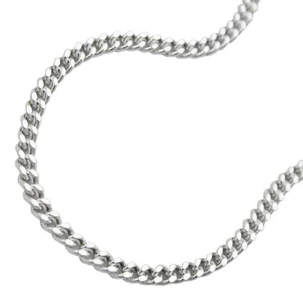 Bergamo Silver Curb Chain Necklace