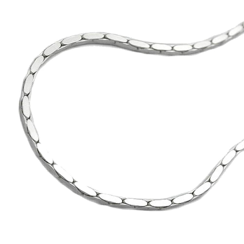 Silver Cobra Chain Necklace | Doria