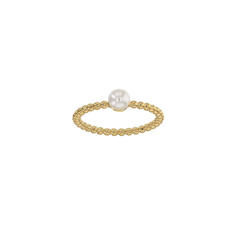 Dulane Gold Delicate Pearl Ring