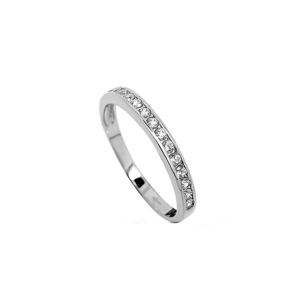 Elati Silver Multistone Band Ring