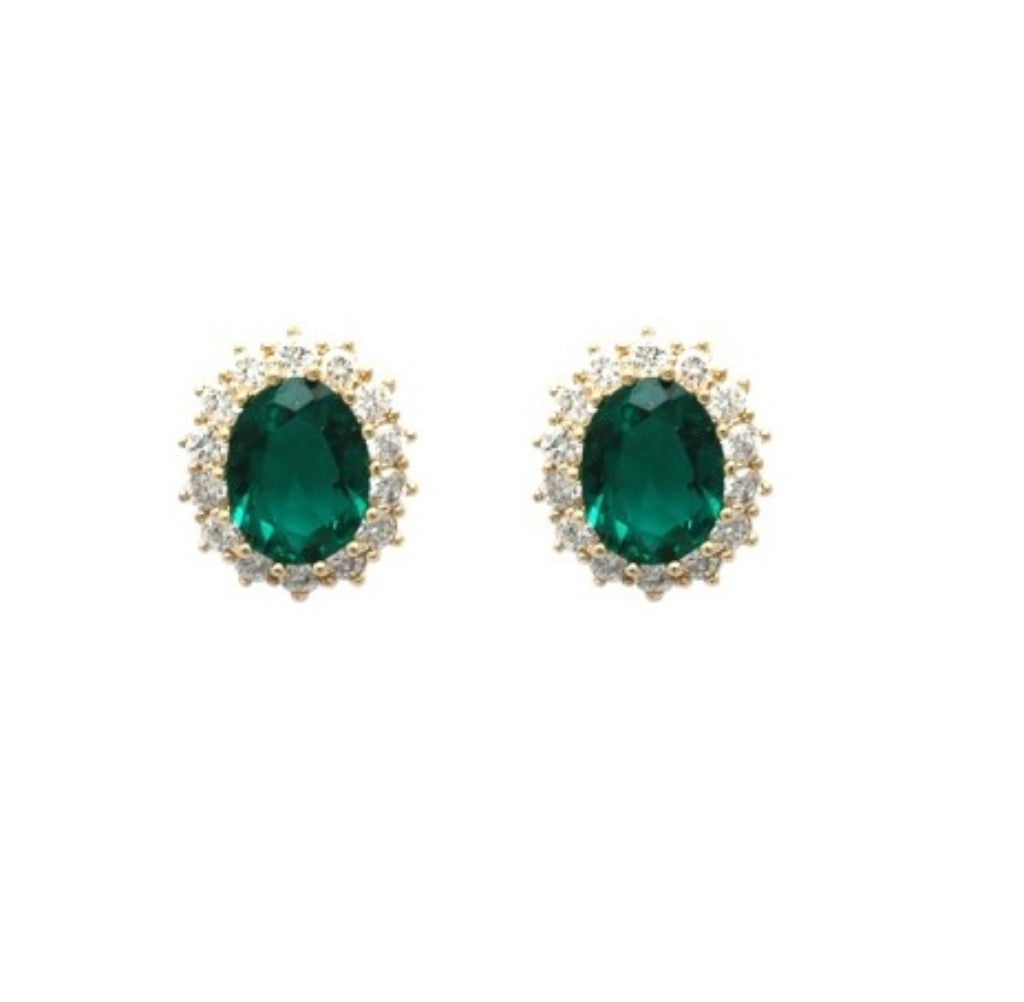 Gold Cluster Stud Earrings | Tulla