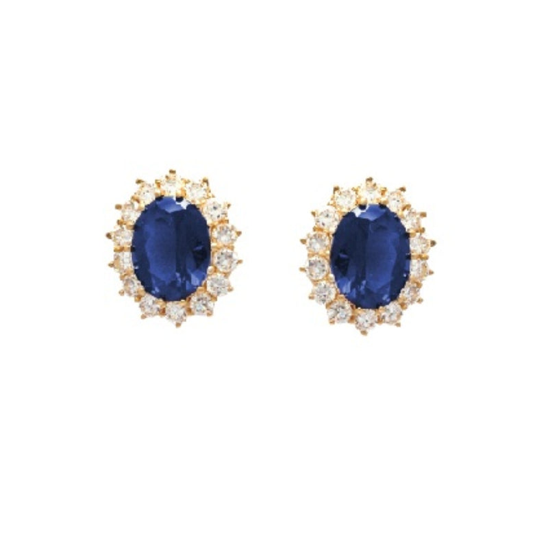 Gold Cluster Stud Earrings | Tulla
