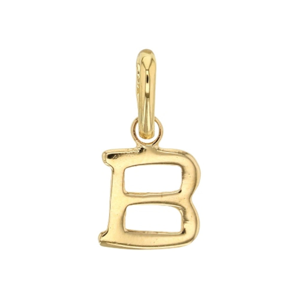 Gold Letter Pendant Necklace