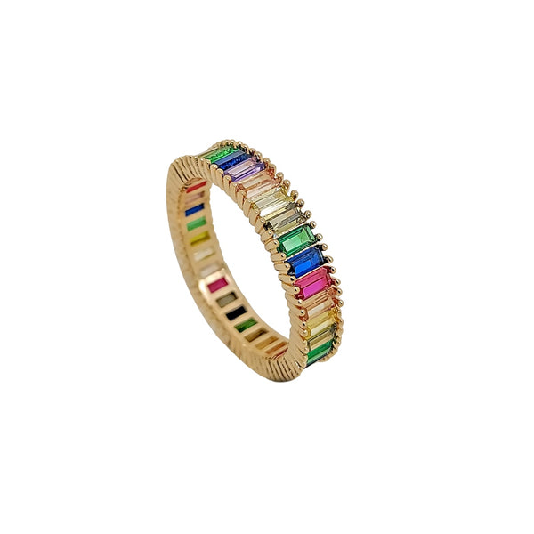 Glin Gold Multicolour Ring