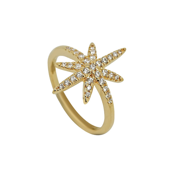Rahara Gold Star Ring