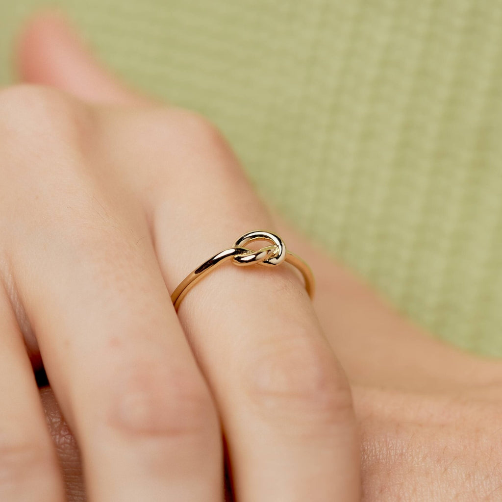 Kalli Gold Loveknot Ring