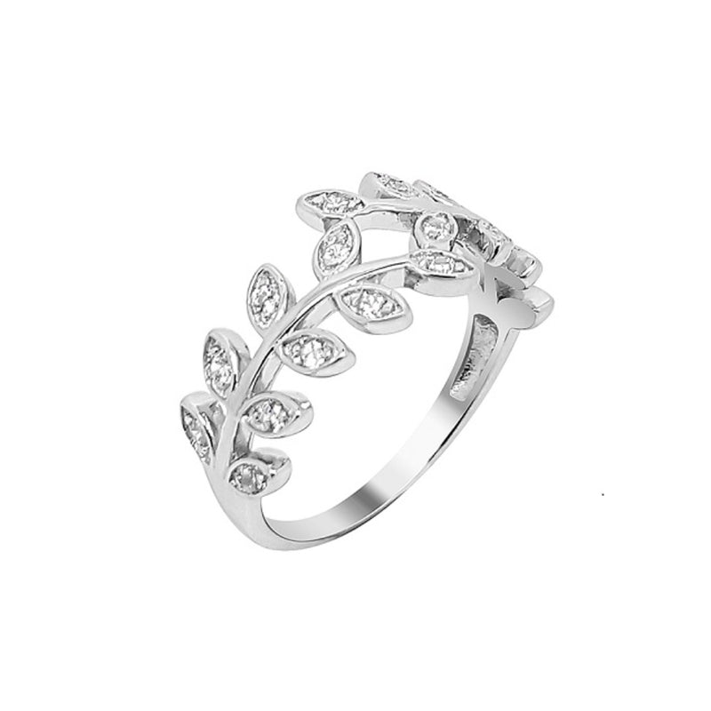 Kalo Silver Leaf Ring