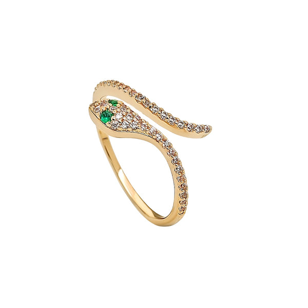 Kato Gold Snake Ring