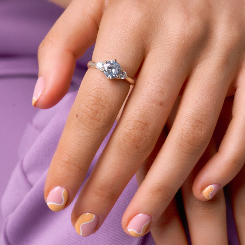 Gold Trilogy Ring Leya Ivys Attic Jewellery