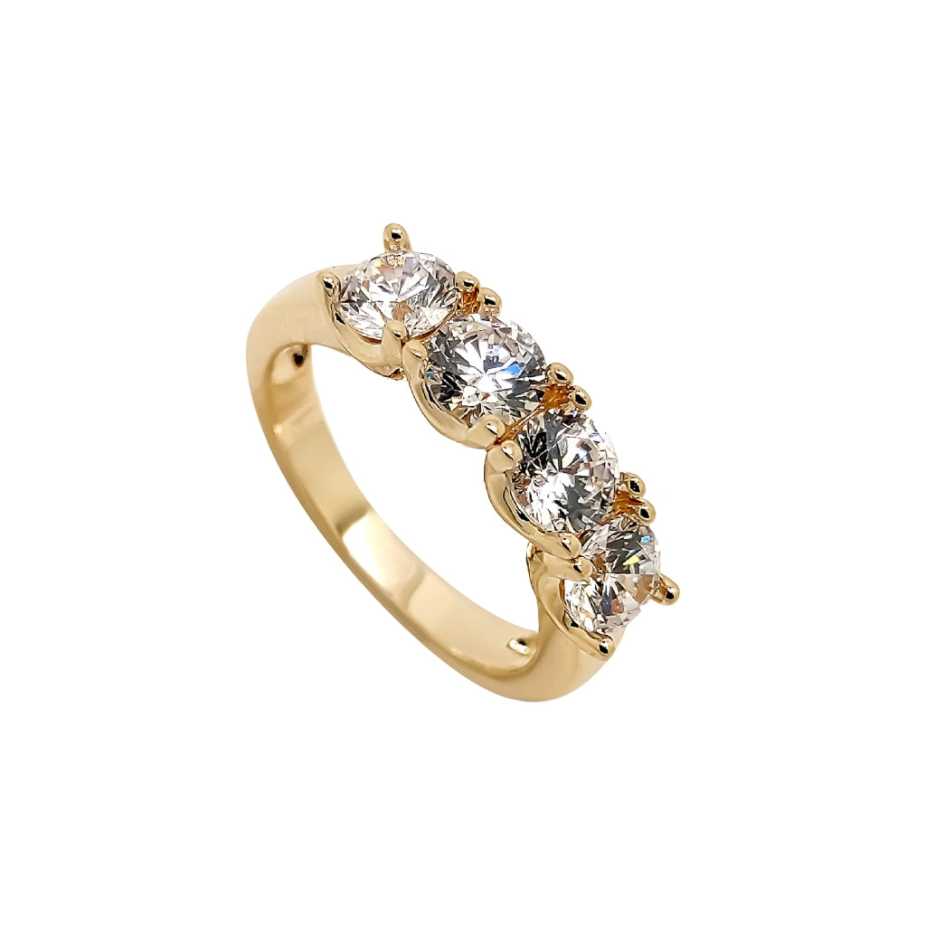 Mandra Gold Multi Stone Ring