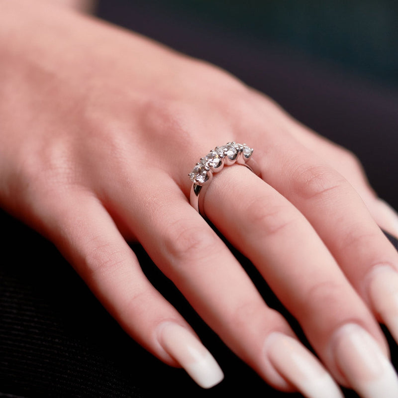 Mandra Silver Ring with Swarovski Crystal
