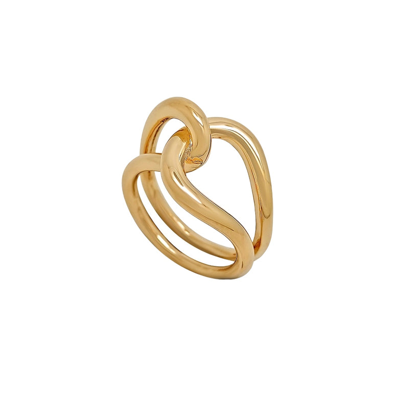 Midea Gold Knot Ring